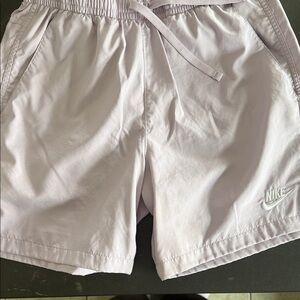 Nike Lavender Pull‑String Athletic Shorts